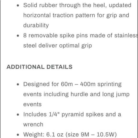 (New) Nike Track & Field Shoe - Picture 12 of 12